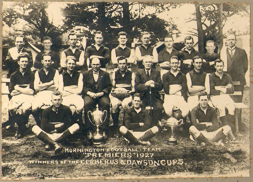 Mornington Football Team – 1927